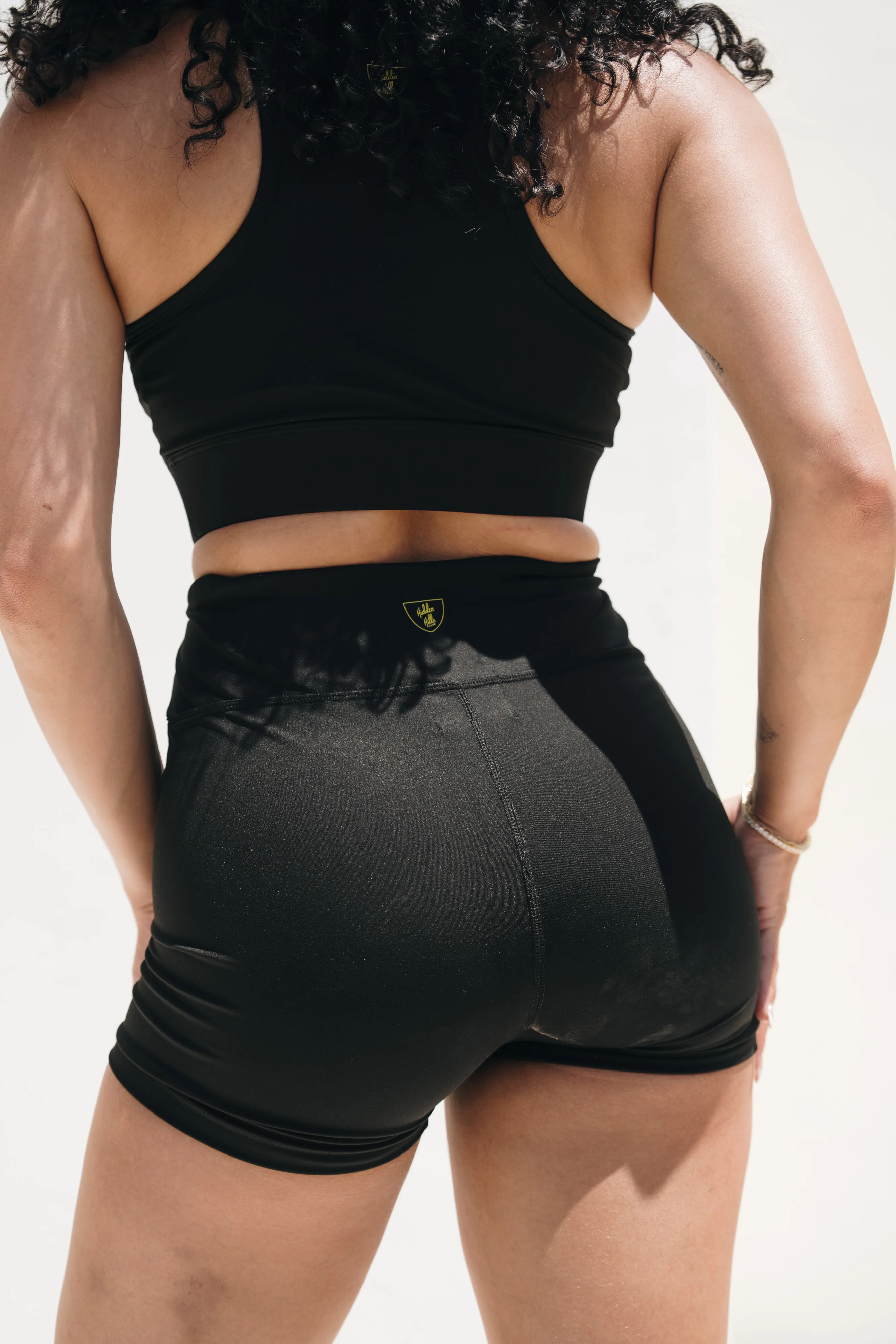 Women's Biker Shorts - Black - Image 5