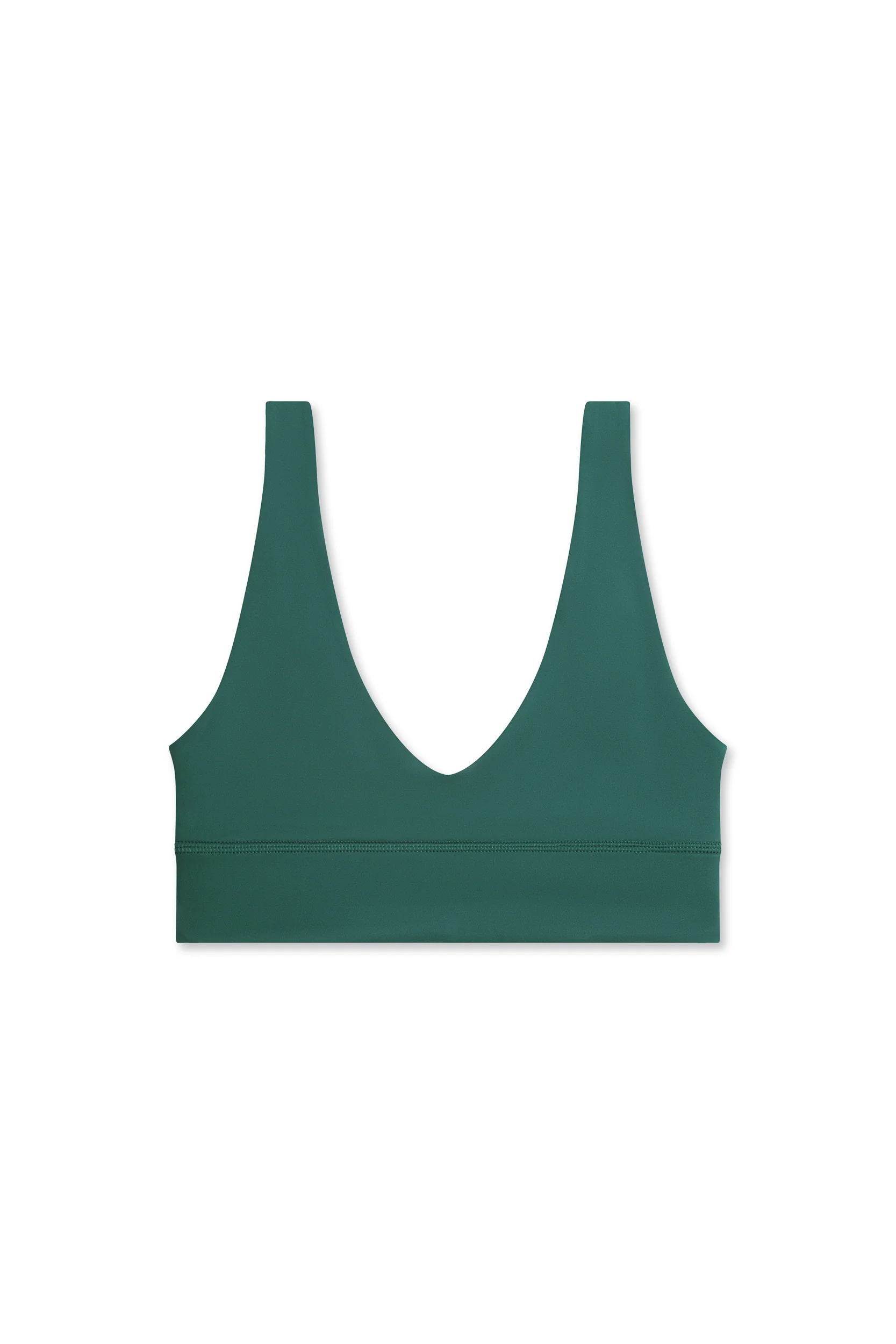 Women's V Scoop Top - Green - Image 3